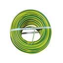 100mt Cavo Elettrico FS17 450/750V Unipolare 1X1.5mm Colore Giallo Verde Made In Italy