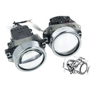 Kit Lenticolare Full Led Proiettore Bi-Led 3 Pollici 35W Universale Retrofit Per Toyota Highlander Ford Everest Jeep Cherokee Con Led Driver Incorporato