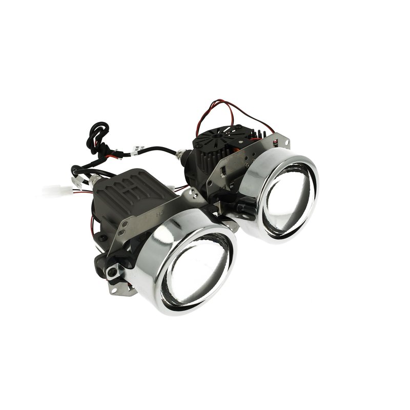 Kit Lenticolare Full Led Proiettore Bi-Led 3 Pollici 35W Universale Retrofit Per Toyota Highlander Ford Everest Jeep Cherokee Con Led Driver Incorporato