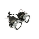 Kit Lenticolare Full Led Proiettore Bi-Led 3 Pollici 35W Universale Retrofit Per Toyota Highlander Ford Everest Jeep Cherokee Con Led Driver Incorporato