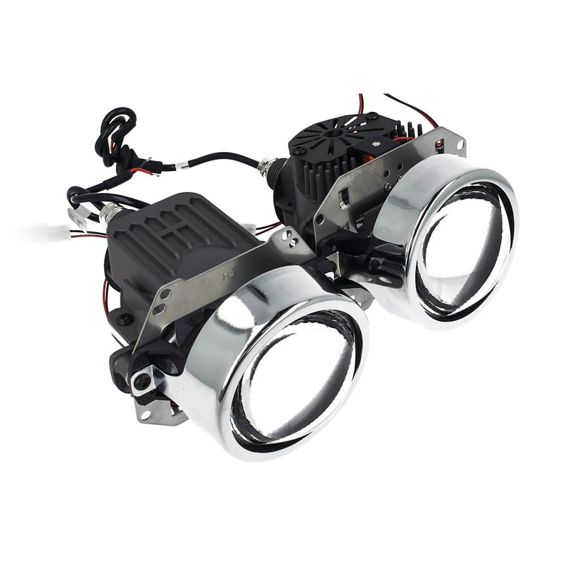 Kit Lenticolare Full Led Proiettore Bi-Led 3 Pollici 35W Universale Retrofit Per Toyota Highlander Ford Everest Jeep Cherokee Con Led Driver Incorporato