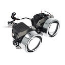 Kit Lenticolare Full Led Proiettore Bi-Led 3 Pollici 35W Universale Retrofit Per Toyota Highlander Ford Everest Jeep Cherokee Con Led Driver Incorporato