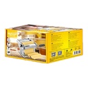 Macchina per Pasta con Trafile Staccabili Rulli in Acciaio Regolabile 9 Spessore Perfetto per Lasagne Tagliatelle e Tagliolini SKU 5120