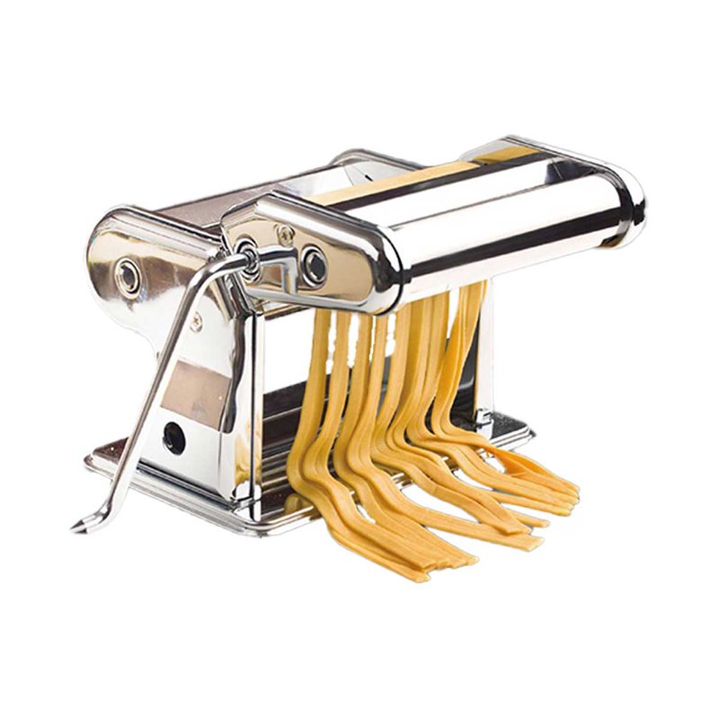 Macchina per Pasta con Trafile Staccabili Rulli in Acciaio Regolabile 9 Spessore Perfetto per Lasagne Tagliatelle e Tagliolini SKU 5125