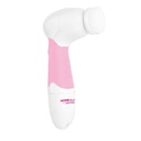 Spazzola per Pulizia del Viso 4  in 1  Spazzola per il Corpo Spazzola Morbida per il Viso Spugna per il Viso e Testina Esfoliante Rosa