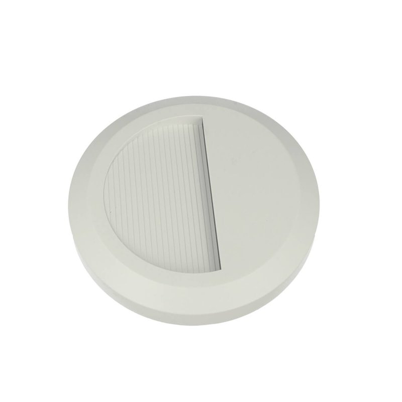 Faretto Luci Led Segnapasso Rotondo Carcassa Bianca 2W Bianco Neutro IP65 Montaggio a Plafone SKU-1314