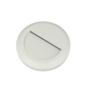 Faretto Luci Led Segnapasso Rotondo Carcassa Bianca 2W Bianco Neutro IP65 Montaggio a Plafone SKU-1314