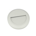 Faretto Luci Led Segnapasso Rotondo Carcassa Bianca 2W Bianco Neutro IP65 Montaggio a Plafone SKU-1314