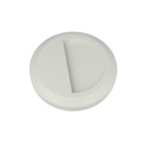 Faretto Luci Led Segnapasso Rotondo Carcassa Bianca 2W Bianco Neutro IP65 Montaggio a Plafone SKU-1314