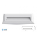 Faretto Luci Led Segnapasso Rettangolare Carcassa Bianca 3W Neutro 4000K IP65 Montaggio a Plafone SKU-211326