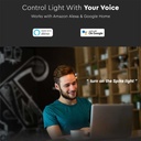 Faretto LED da Giardino 7W con Picchetto RGB 3in1 + CCT WiFi Colore Nero IP65 SKU-3014
