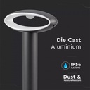 Lampada LED da Giardino Fissaggio a Terra 9W Colore Grigio Scuro h:30cm 3000K IP54 SKU-5154
