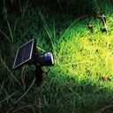 Faretto LED da Giardino con Picchetto Colore Nero Con Pannello Solare 2W 6400K IP65 SKU-6662