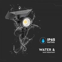 Faretto LED da Giardino con Picchetto Colore Nero Con Pannello Solare 2W 6400K IP65 SKU-6662