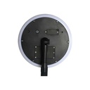 Piantana Solare LED da Giardino 8W con sensore crepuscolare Colore Bianco e Nero 3000K IP65 SKU-6670