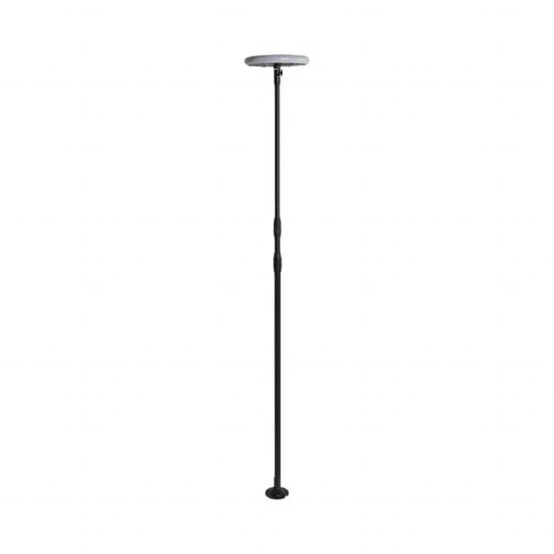 Piantana Solare LED da Giardino 8W con sensore crepuscolare Colore Bianco e Nero 4000K IP65 SKU-6669