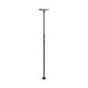 Piantana Solare LED da Giardino 8W con sensore crepuscolare Colore Bianco e Nero 4000K IP65 SKU-6669