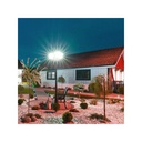 Palo Da Terra Lampada Per Giardino Esterno IP44 Altezza 1990mm Tripla E27 Colore Nero SKU-7063