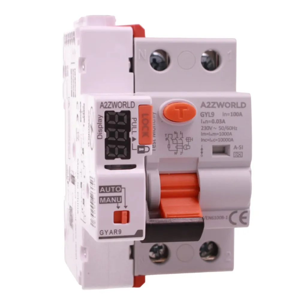 RCCB Interruttore Differenziale Puro Con Riarmo Automatico, Tipo A-SI Super Immunizzato, 1P+N 2M 10000A 30mA AC 230V IP20 GYL9 Elettromeccanico, Corrente Disponibili 25A 40A 63A 100A
