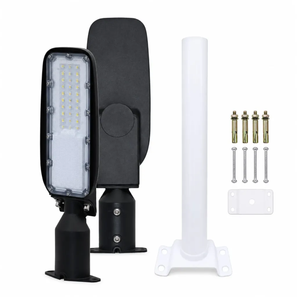 Lampione Stradale Led 150W 15000LM 6500K Street Lamp Per Strada Giardino Villa IP65