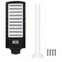 Lampione Stradale Led Con Pannello Solare e Sensore PIR 12W 1100LM 6500K Street Lamp per Strada Giardino Villa IP65
