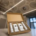 Sistema Illuminazione Cavi Tesi StarLine - Kit Staffe di Fissaggio a Parete per Linee LED a Tensione, Effetto Filo di Luce, Installazione 2 Lati