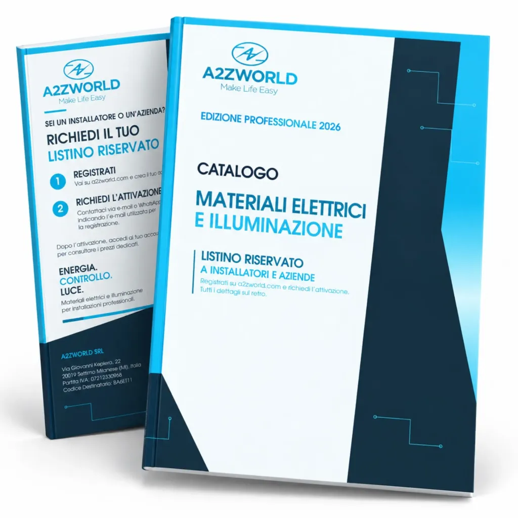 Catalogo A2ZWORLD per Materiali Elettrici Serie Civile Illuminazione Ad Led
