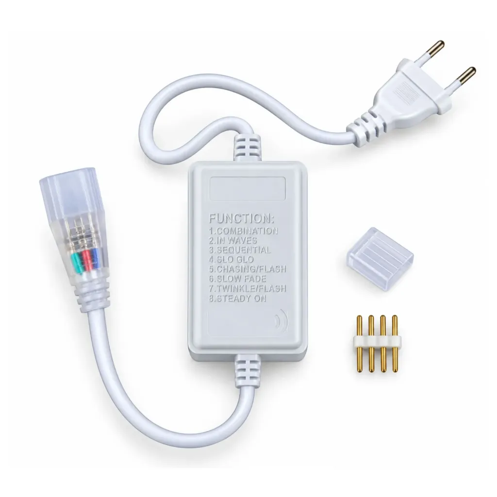 Kit Cavo Alimentazione Con Spina EU per Striscia LED RGB 220V SL065044