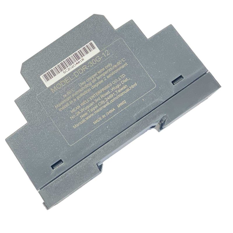 MW MEAN WELL DDR-30G-12 Convertitore tipo DC-DC per Guida DIN Input 9-36V Output 12V 2,5A 30W
