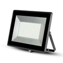 Faro Led Flood Light 100W 8700lm IP65 Slim 261X217X32mm Carcassa Nera Luce 4000K SKU-215965