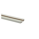 2 Metri Sistema Binario Guida Barra Plastica Elettrificata Per Striscia Faretto Led Per Scaffalatura Sottopensile Colore Bianco