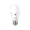 Lampada A Led E27 Con Sensore Crepuscolare 9W 900 Lumen A60 Day Night Sensor, Disponibili 3000K 6500K