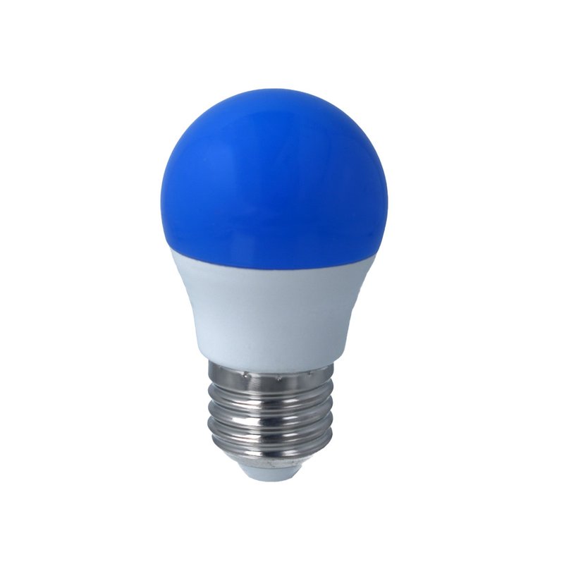 Lampada A Led E27 G45 4W 220V Colore Blu