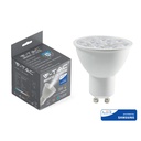 Lampada LED GU10 6W, fascio stretto 10°, 3000K/4000K/6500K