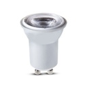 Lampadina LED Mini GU10 35mm 2W, 38°, Satinata SMD