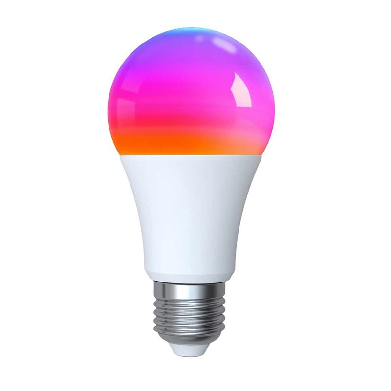 [MU12709] Lampadina Matter LED Wifi Smart Multicolore RGB Dimmerabile E27 9W 806Lm App Compatibile con Amazon Alexa e Google Home
