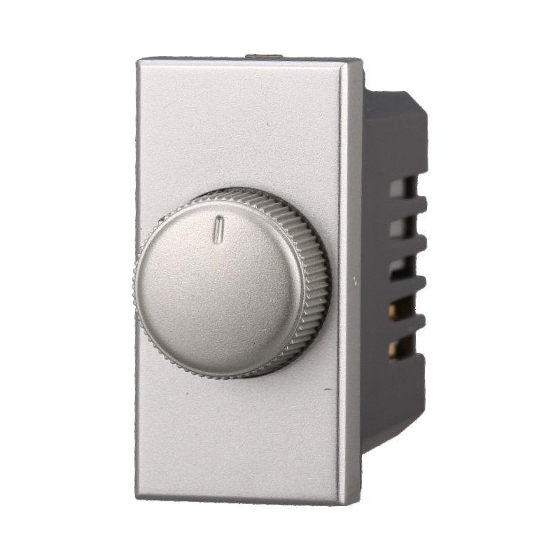 ETTROIT Regolatore Dimmer A Manopola 220V 100-1000W Colore Grigio Compatibile Con Bticino Axolute