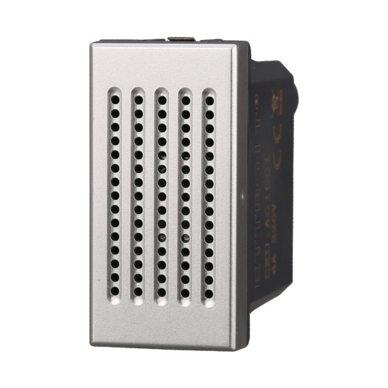 ETTROIT Ronzatore 220V 6A Colore Grigio Compatibile Con Bticino Axolute