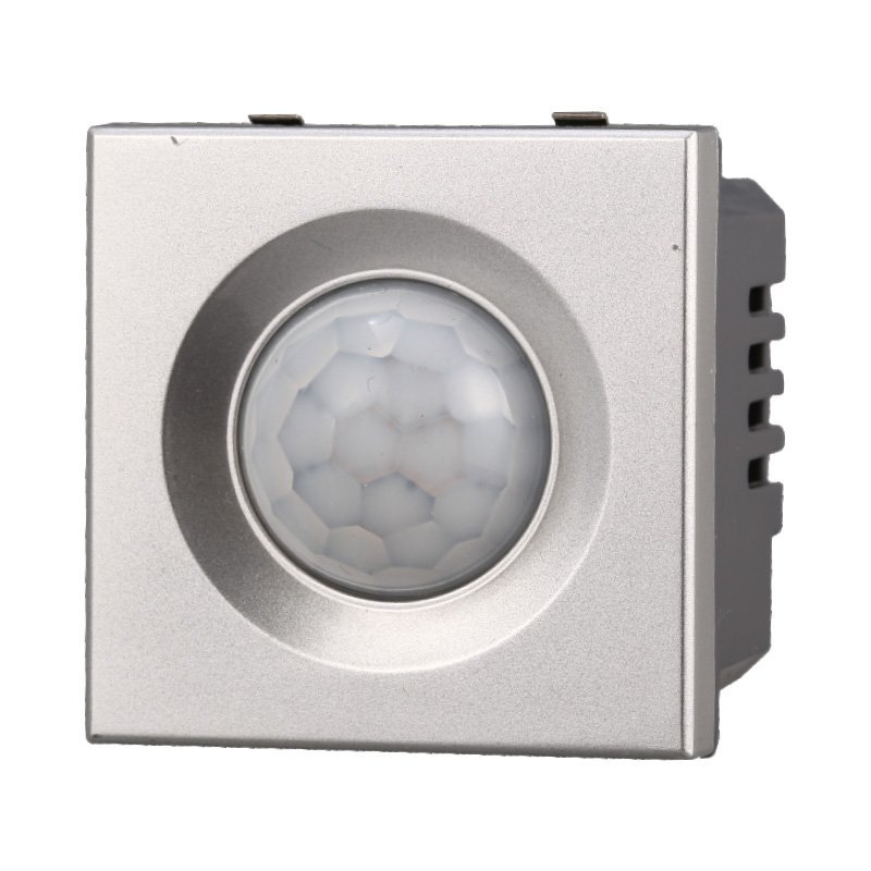 Sensore Movimento PIR Timer 2P 2M Colore Grigio Compatibile Con Bticino Axolute