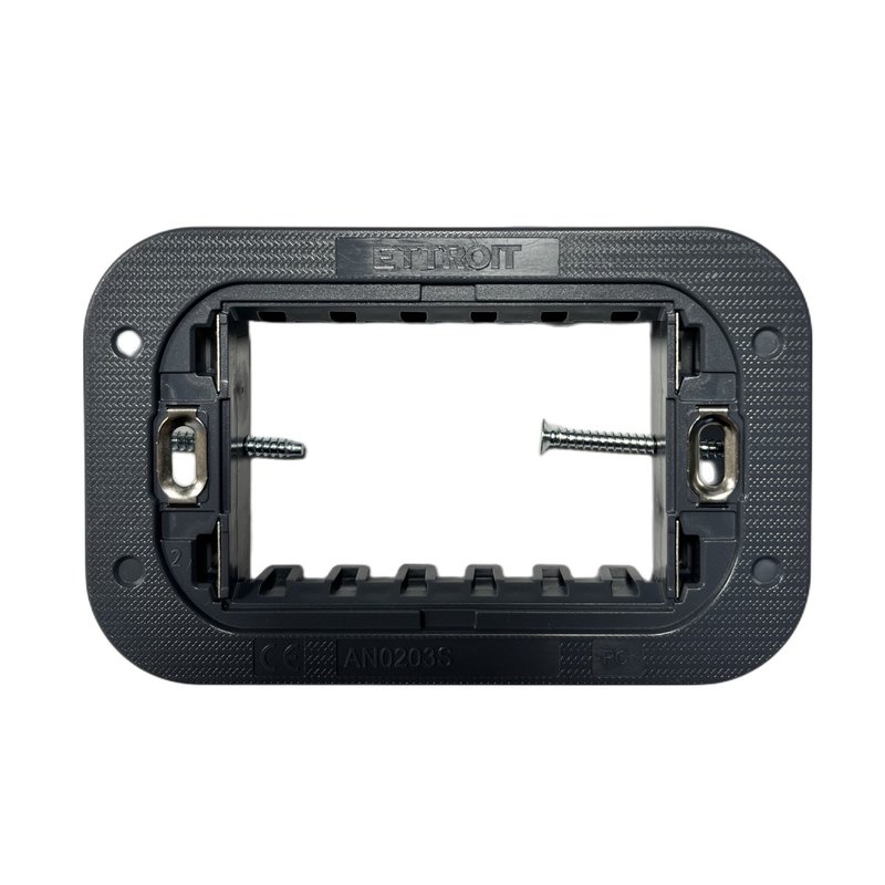 Supporto Slim Sottile 3P Serie Moon 3 Posti Per Scatole 503 Compatibile Con Bticino Axolute Air