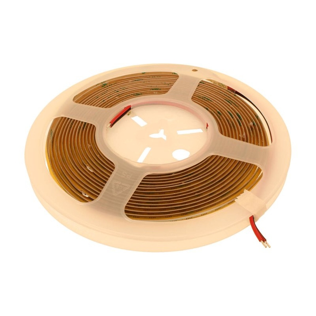 Bobina Striscia LED COB 528 24V, 10W/M, Dimmerabile PWM, Tagliabile Ovunque, IP20, Efficienza 95lm/W, CRI>90, CE, Durata 30000 Ore, 4000K Bianco Neutro MS12634