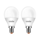 2 PZ Lampada A Led, Lampadina E14 P45 6W Bianco Freddo 6500K 570 Lumen