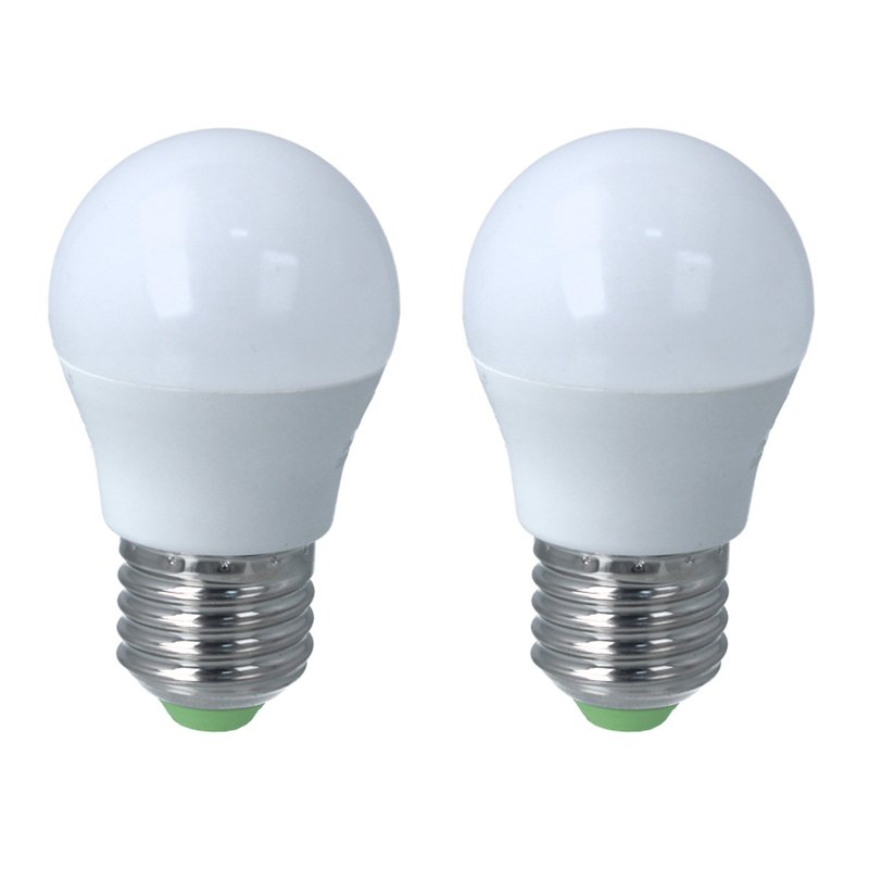 2 PZ Lampada A Led E27 G45 6W 510 Lumen, Disponibili 3000K 4200K 6500K