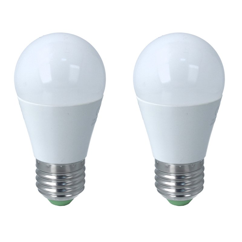 2 PZ Lampada A Led, Lampadina E27 G45 8W Bianco Caldo 3000K 720 Lumen