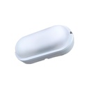 Plafoniera Led Lampada Da Parete Soffitto IP54 Ovale 12W 1155LM Bulkhead Per Condominio 199X97X47mm, Disponibili 3000K 6500K