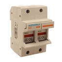 Portafusibile Modulare AC 2P 2M D14X51mm 63A AC 500V IP20 IEC60269 FS63