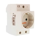 Presa Schuko Modulare Tipo F  2M  25A AC 250V IP20 IEC60884