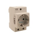 Presa Schuko Modulare Tipo F 2M 25A AC 250V IP20 IEC60884 SK-225-EU