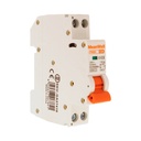 MeanWell MCB Interruttore Magnetotermico Automatico Curva C 1P+N 1M 6000A C16A AC 230V IP20 IEC60898-1 PN8H