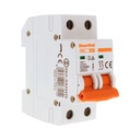 MeanWell MCB Interruttore Magnetotermico Automatico Curva B 2P 2M 6000A B25A AC 400V IP20 IEC60898-1 SB6L
